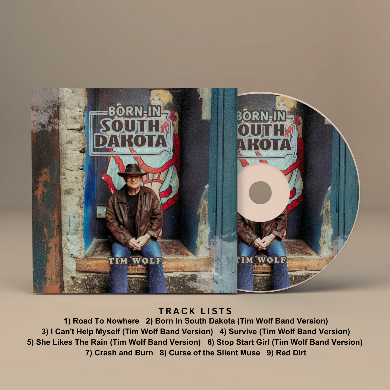 "Born in South Dakota" Album - CD (Presale)