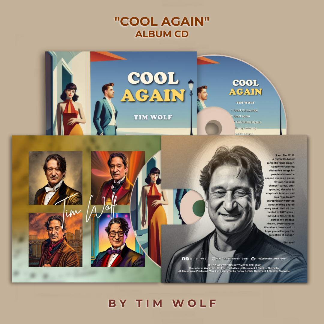 "Cool Again" Album CD by Tim Wolf