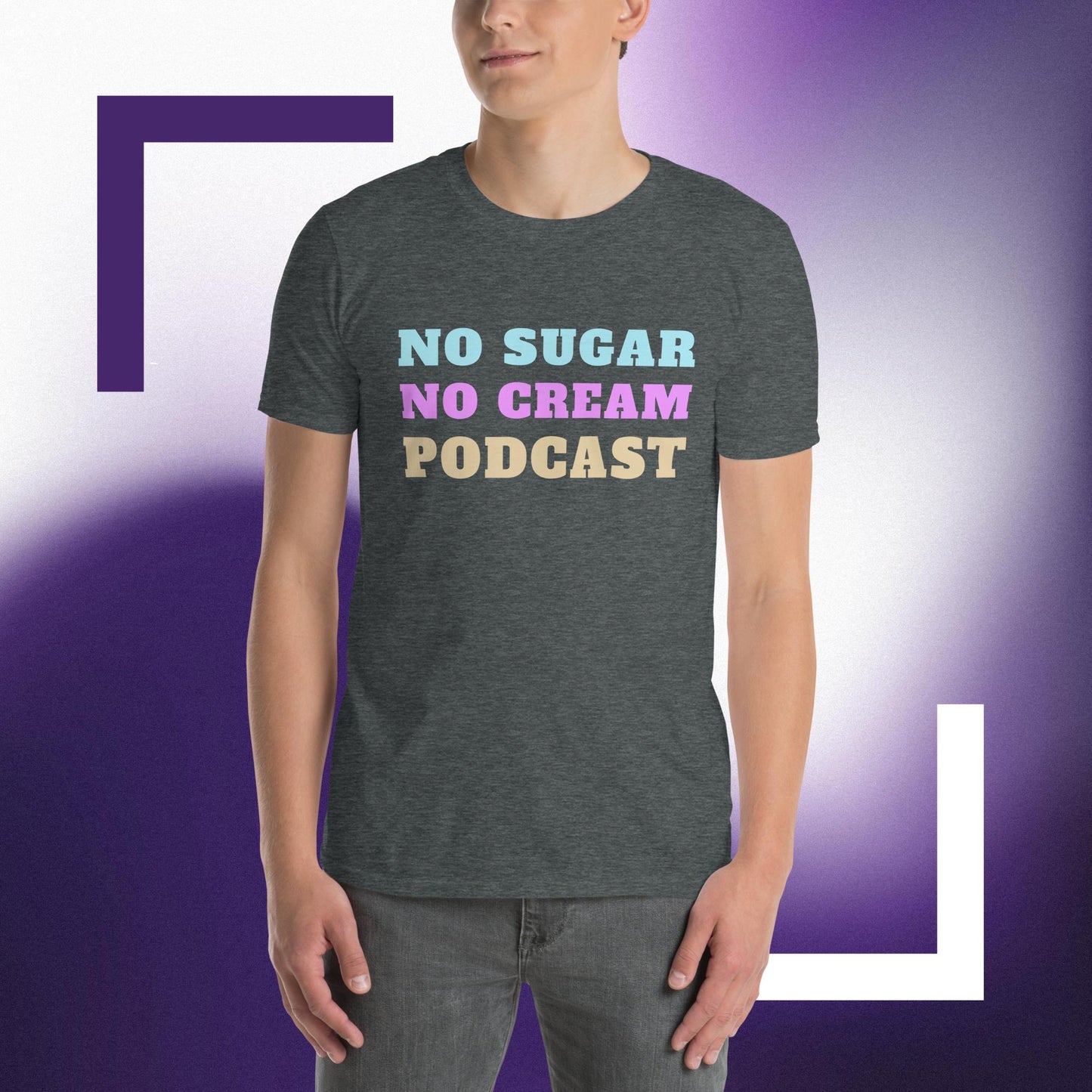 No Sugar No Cream Podcast T-Shirt (B)