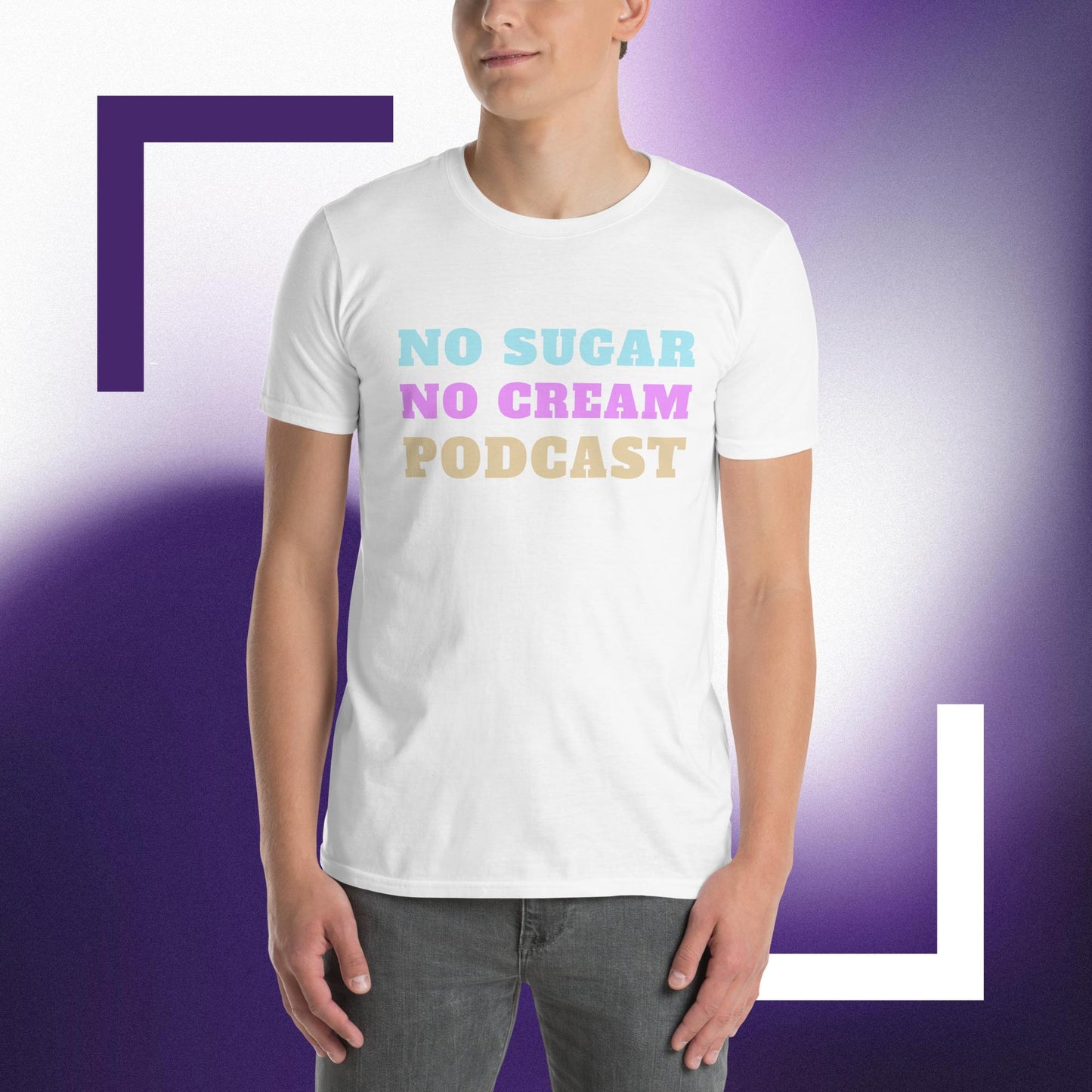 No Sugar No Cream Podcast T-Shirt (B)