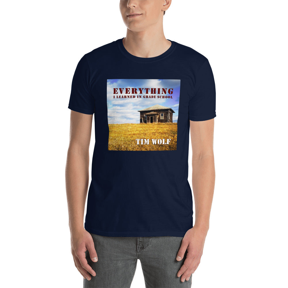 Everything I Learned In Grade School (Tim Wolf Album T-Shirt)