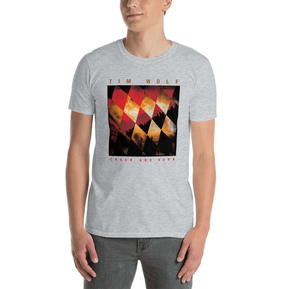 Crash and Burn Single by Tim Wolf Artwork by Tim Wolf T-shirt